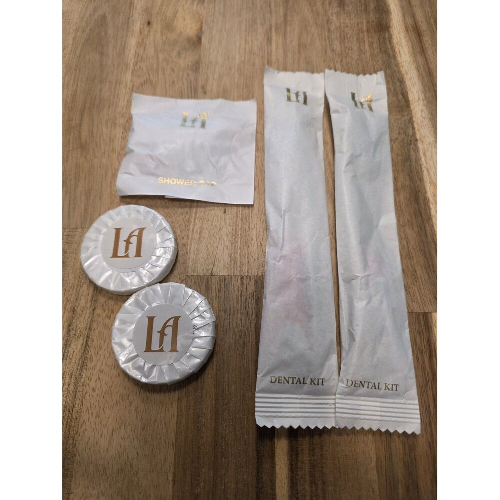5pc Lombok Astoria Hotel Amenities Set - New Travel Size Toiletries Kit